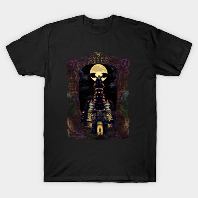 Magus Castle T-Shirt by Kari Likelikes